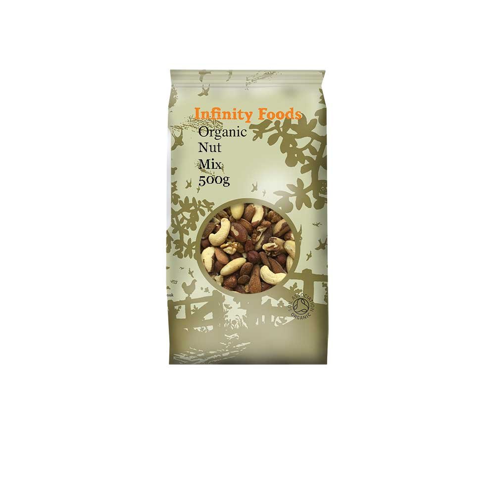 Organic Nut Mix Infinity Foods 500g Organic Nut Mix Infinity Foods 500g