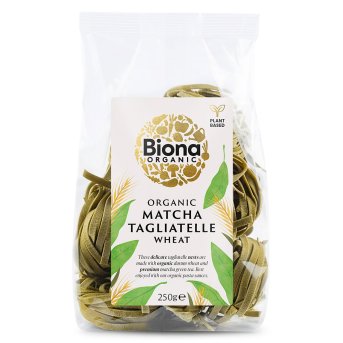 Organic Matcha Tagliatelle Nests Biona 10x250g Organic Matcha Tagliatelle Nests Biona 10x250g