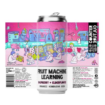 Organic Fruit Machine Learning - Raspberry + Elderflower Cou Organic Fruit Machine Learning - Raspberry + Elderflower Cou