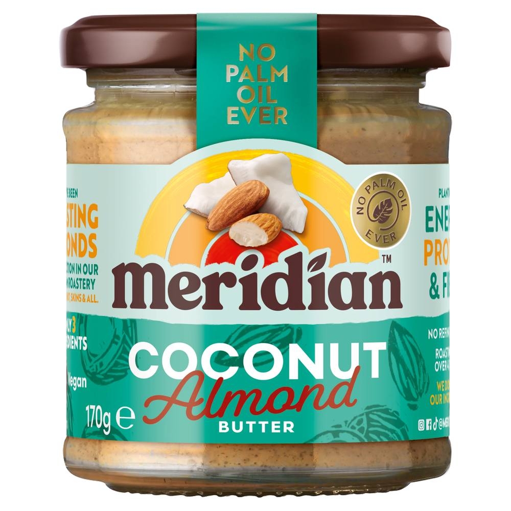 Almond & Coconut Butter Smooth Meridian 6x170g Almond & Coconut Butter Smooth Meridian 6x170g