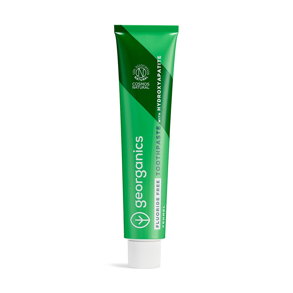 Fluoride-free Hydroxyapatite Toothpaste - Fennel - Mint Free - tube Georganics 1x75ml