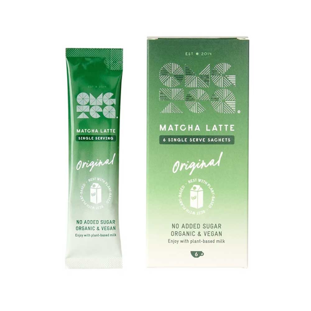 Organic Matcha Latte Sachets Original OMG 5x6x10g Organic Matcha Latte Sachets Original OMG 5x6x10g
