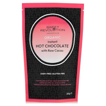 Organic Hot Chocolate - Instant Sweet Revolution 5x200g Organic Hot Chocolate - Instant Sweet Revolution 5x200g