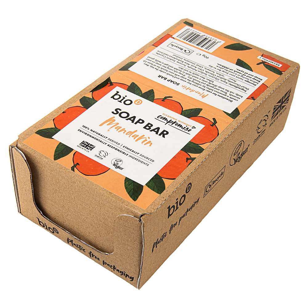 Mandarin Naked Soap Bar Bio-D 6x90g Mandarin Naked Soap Bar Bio-D 6x90g