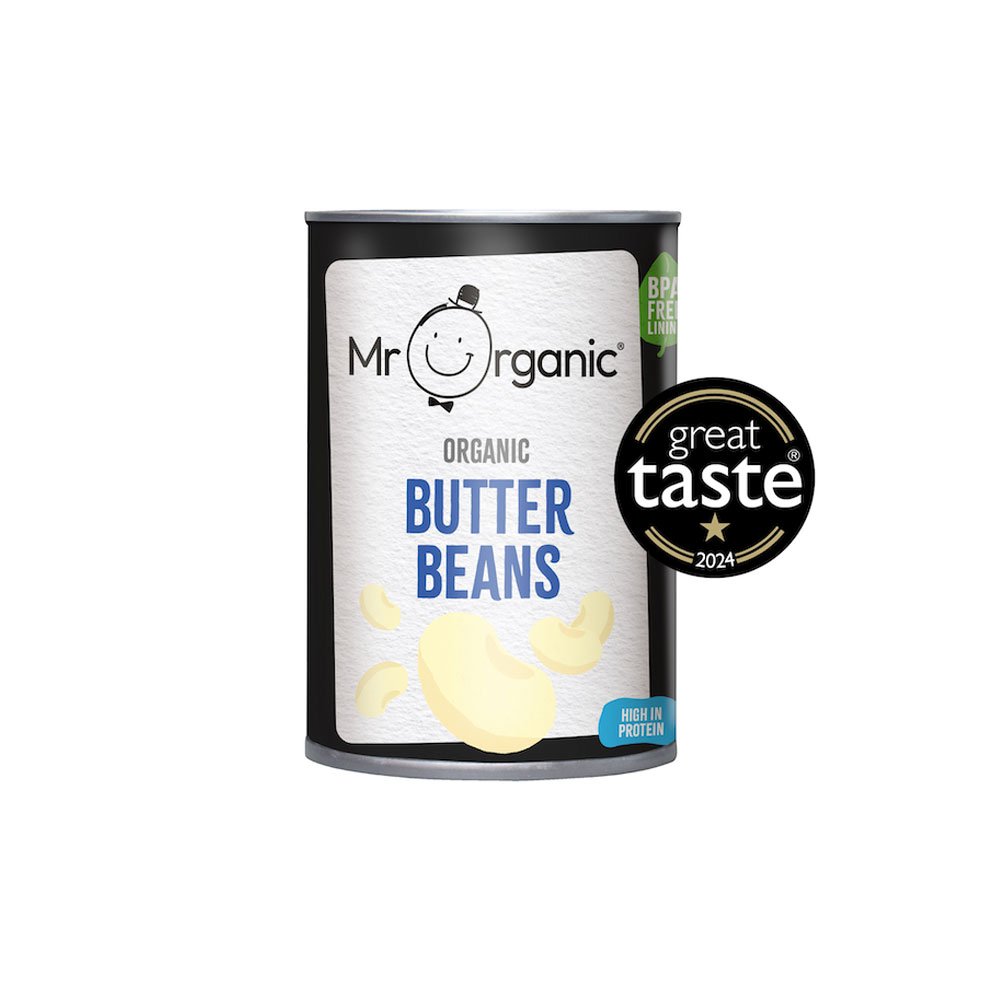Organic Butter Beans Mr Organic 400g Organic Butter Beans Mr Organic 400g