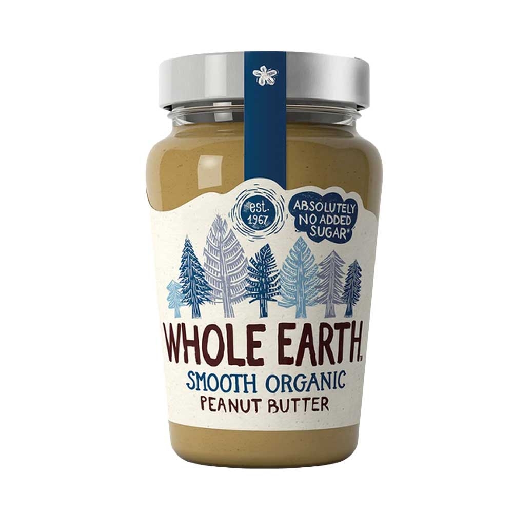 Organic Peanut Butter Smooth Whole Earth 6x340g Organic Peanut Butter Smooth Whole Earth 6x340g