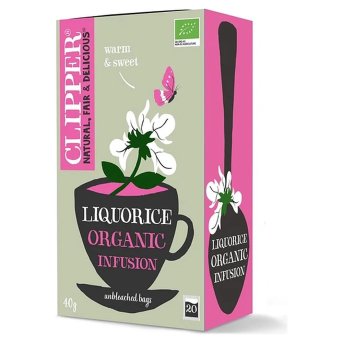 Organic Liquorice Infusion Clipper 6x20bags Organic Liquorice Infusion Clipper 6x20bags