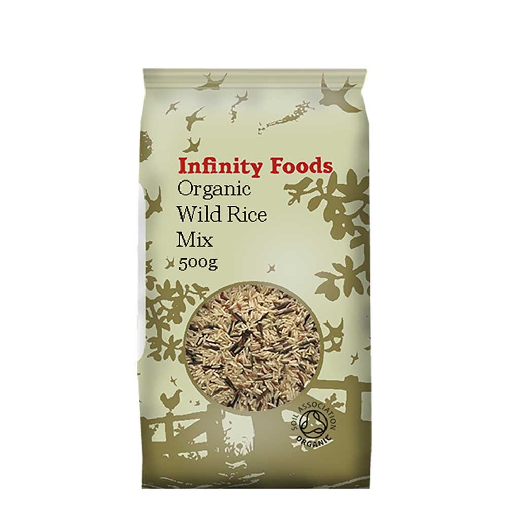 Organic Wild Rice Mix Infinity Foods 500g Organic Wild Rice Mix Infinity Foods 500g