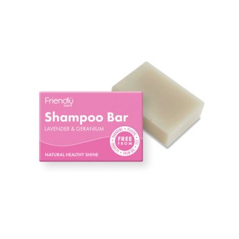 Lavender & Geranium Shampoo Bar Friendly Soap 95g