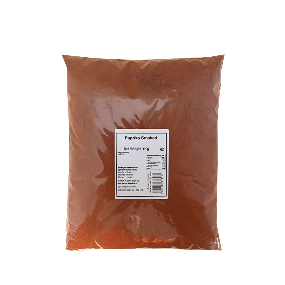 Smoked Paprika - sweet & mild Infinity Foods 1kg