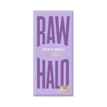 Organic Mylk & Vanilla Raw Halo 10x70g Organic Mylk & Vanilla Raw Halo 10x70g