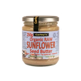 Organic Raw Sunflower Seed Butter Carley's 6x250g