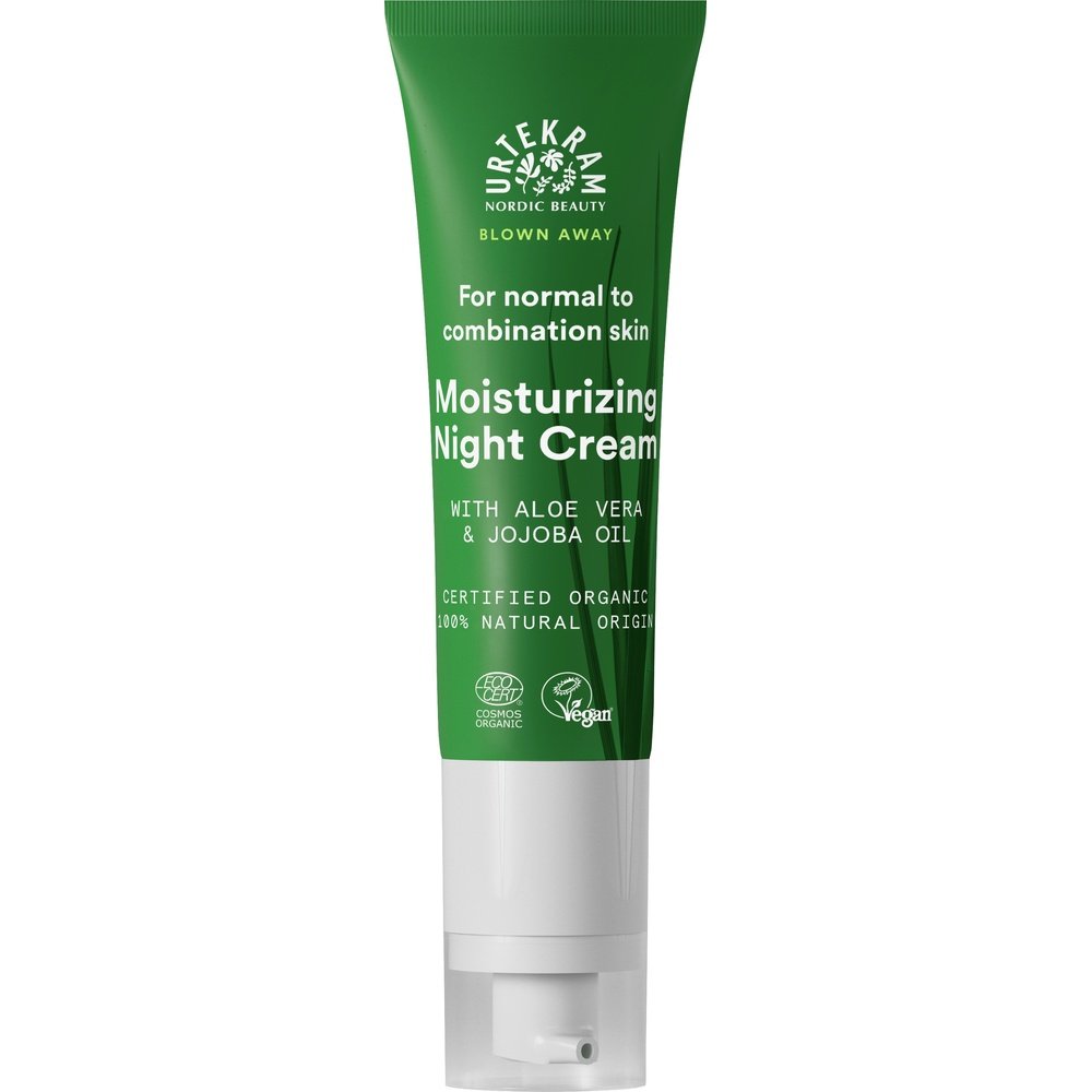 Organic Moisturising Night Cream - Wild Lemongrass Urtekram 8x50ml Organic Moisturising Night Cream - Wild Lemongrass Urtekram 8x50ml