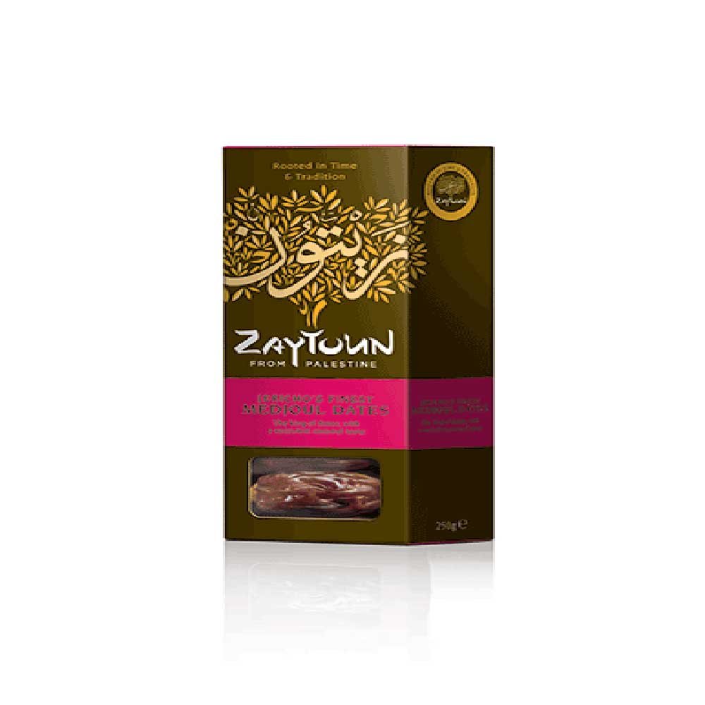 Medjoul Dates with Stone - Boxed Zaytoun 250g
