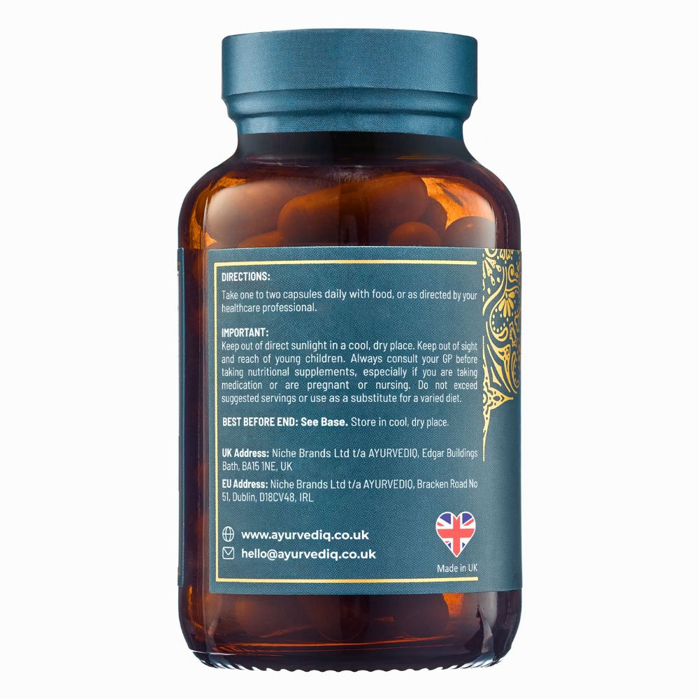 Organic Boswellia Serata & Turmeric - 60 capsules Ayurvediq 1jar