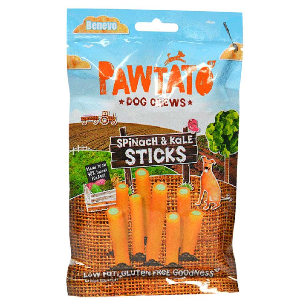 Pawtato Sticks - Spinach & Kale Benevo 120g
