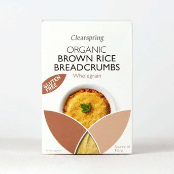 Organic Brown Rice Breadcrumbs Clearspring 250g Organic Brown Rice Breadcrumbs Clearspring 250g