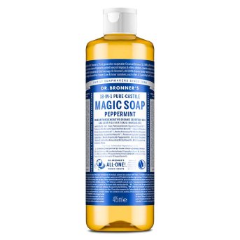 Organic Peppermint Liquid Soap (1/2 case) Dr. Bronner 6x473ml Organic Peppermint Liquid Soap (1/2 case) Dr. Bronner 6x473ml
