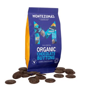 Organic Dark Chocolate Buttons Montezuma 8x120g Organic Dark Chocolate Buttons Montezuma 8x120g