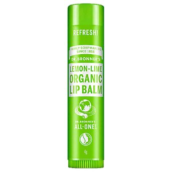 Organic Lemon Lime Lip Balm Dr. Bronner 4g Organic Lemon Lime Lip Balm Dr. Bronner 4g
