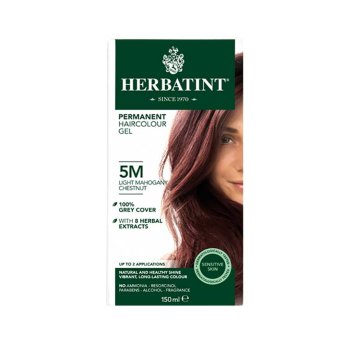 5M - Light Mahogany Chestnut - Hair Colour Herbatint 1x1pack 5M - Light Mahogany Chestnut - Hair Colour Herbatint 1x1pack