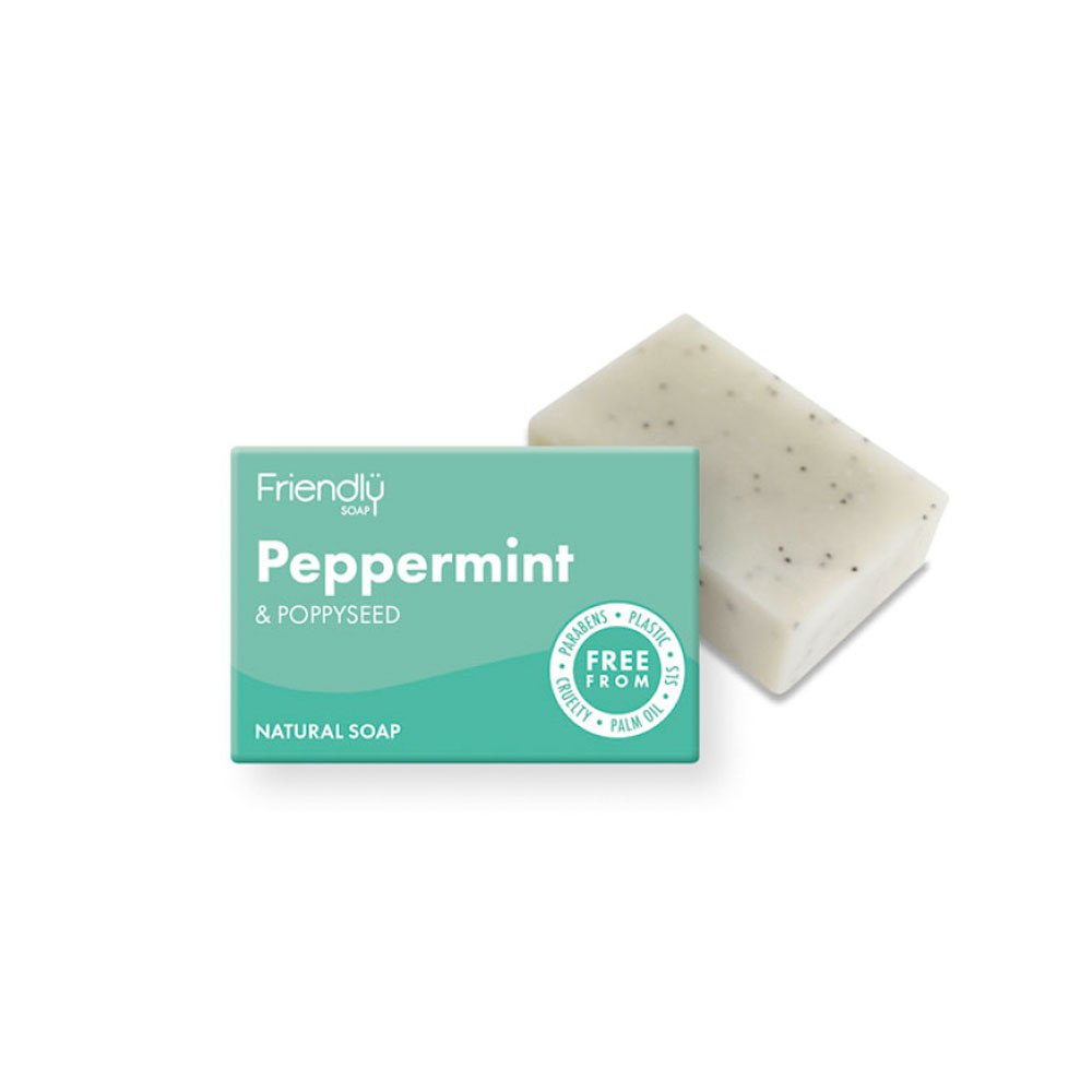 Peppermint & Poppyseed Soap Friendly Soap 95g