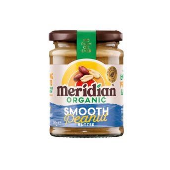 Organic Peanut Butter Smooth 100% Meridian 280g