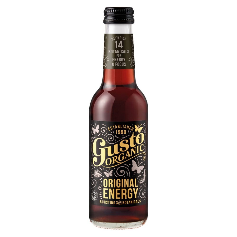 Organic Gusto Original Organic Energy Gusto 12x250ml Organic Gusto Original Organic Energy Gusto 12x250ml