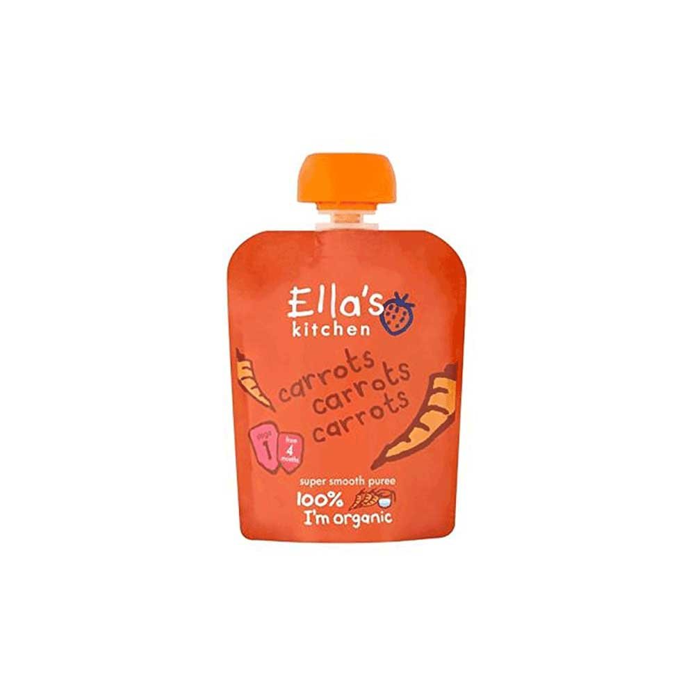 Organic Carrots Carrots Carrots Ella's Kitchen 70g