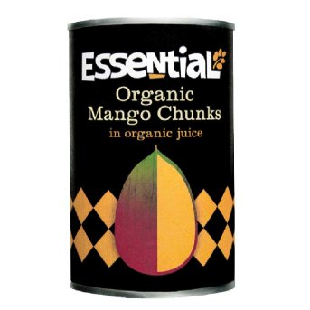 Organic Mango Chunks in juice Essential 400g