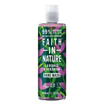 Hand Wash - Lavender & Geranium Faith in Nature 400ml