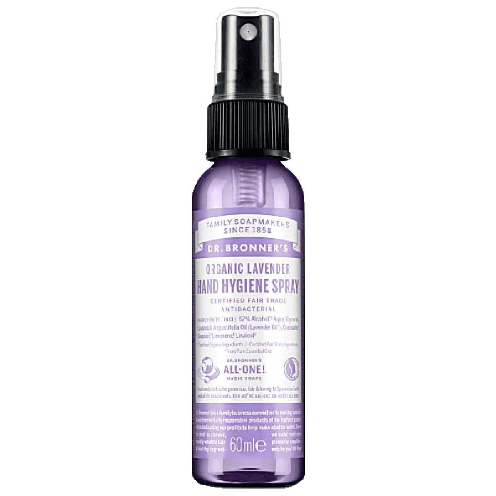 Organic Lavender Hand Hygiene Spray Dr. Bronner 60ml