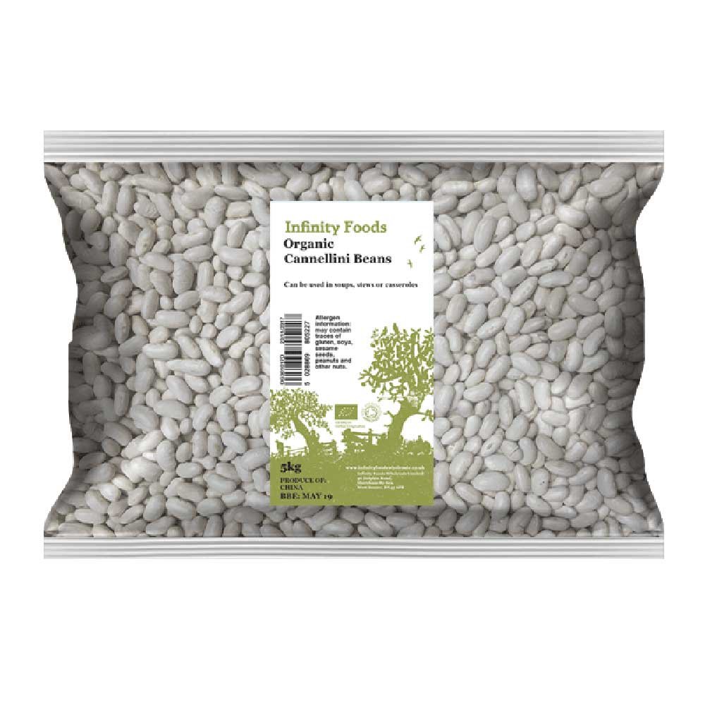 Organic Cannellini Beans Infinity Foods 5kg Organic Cannellini Beans Infinity Foods 5kg