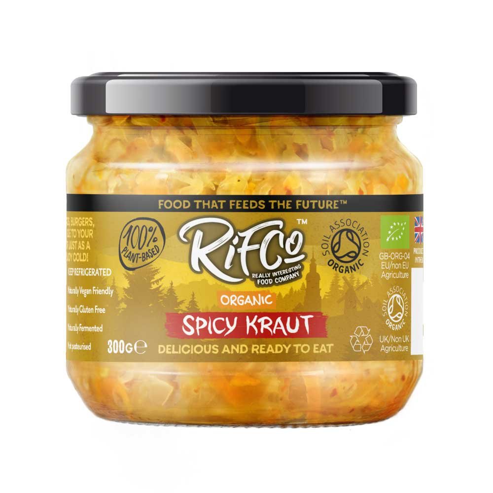 Organic Spicy Kraut RIFCo 6x300g Organic Spicy Kraut RIFCo 6x300g
