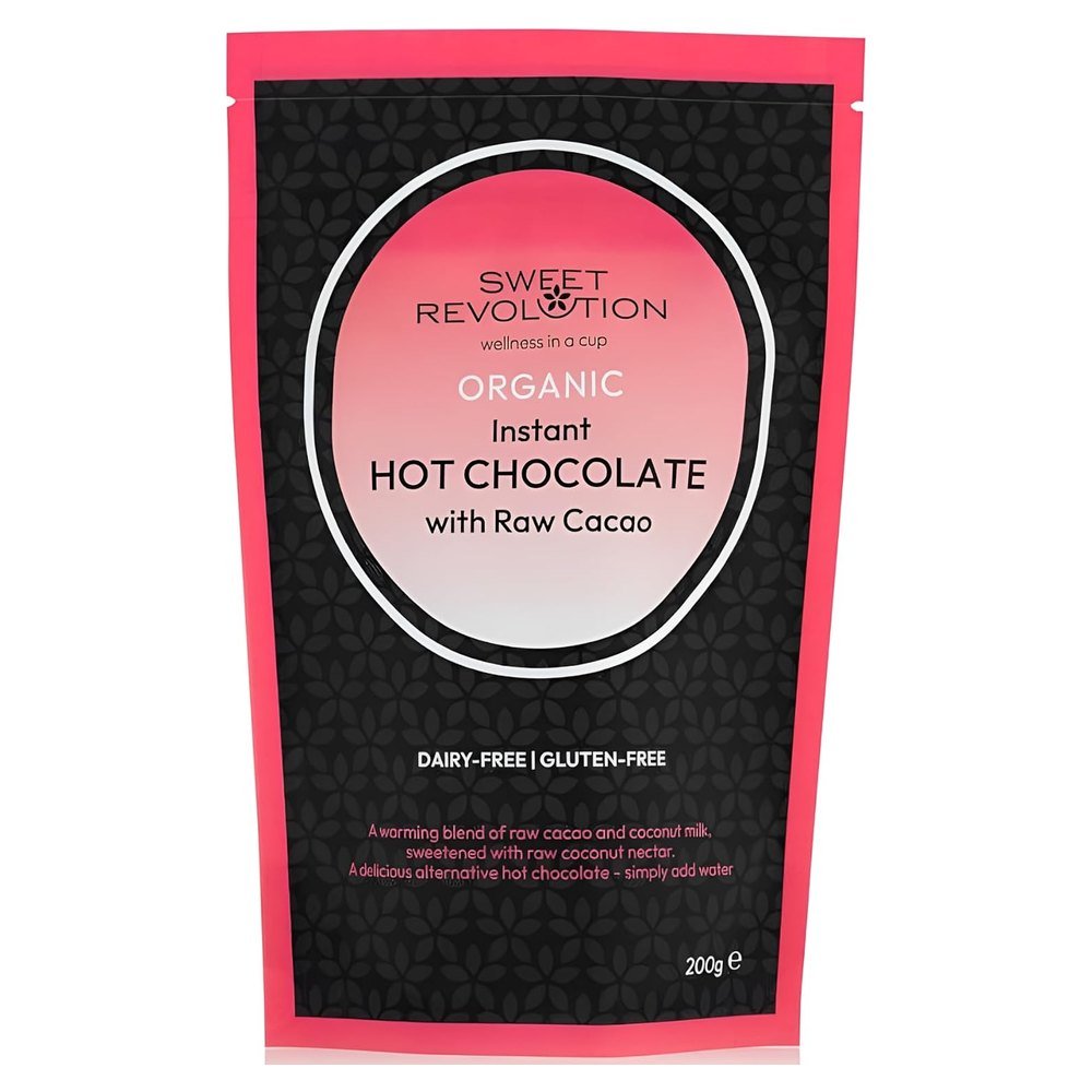 Organic Hot Chocolate - Instant Sweet Revolution 5x200g Organic Hot Chocolate - Instant Sweet Revolution 5x200g