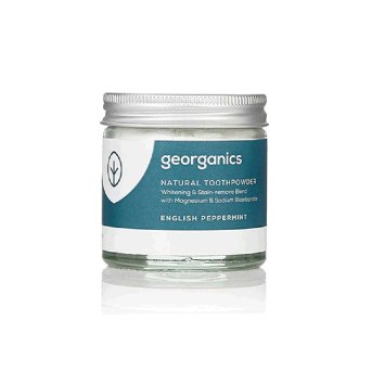 English Peppermint - Bicarbonate Toothpowder - jar Georganics 1x60ml English Peppermint - Bicarbonate Toothpowder - jar Georganics 1x60ml