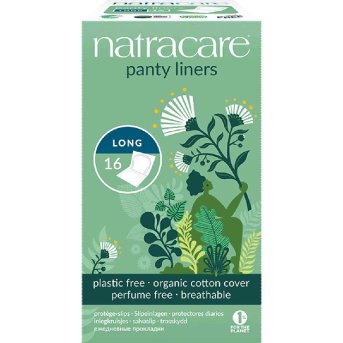 Wrapped Long Panty Liners Natracare 16 Wrapped Long Panty Liners Natracare 16
