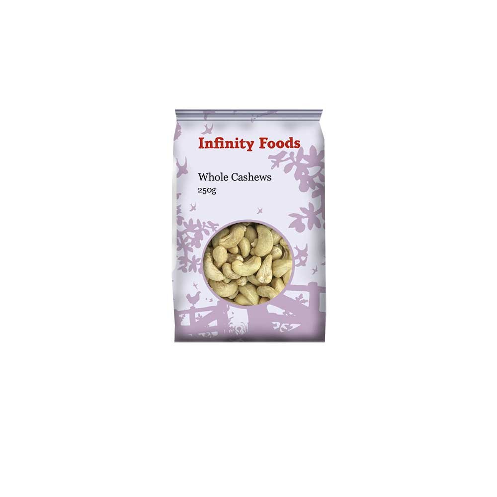 Cashews Whole Infinity Foods 250g Cashews Whole Infinity Foods 250g