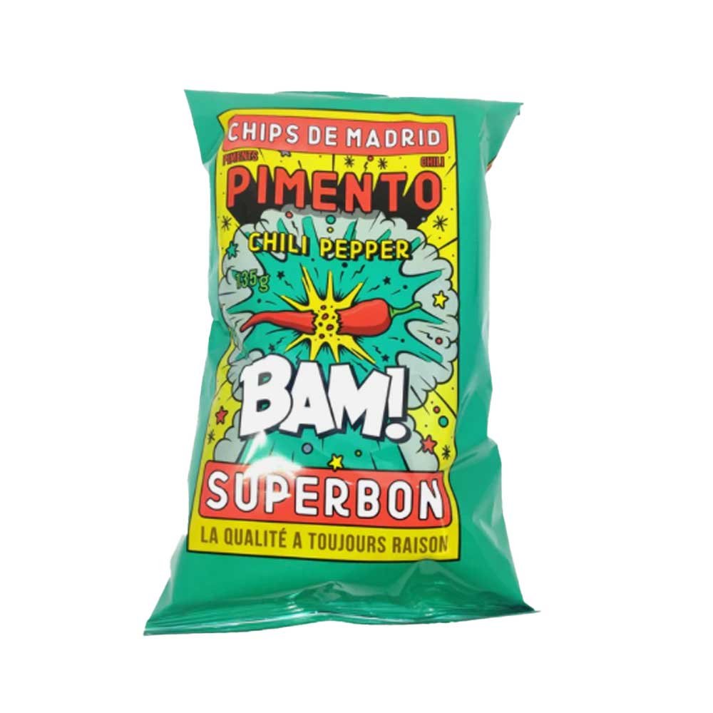 Chips de Madrid - Pimento Chilli Pepper Superbon 10x125g