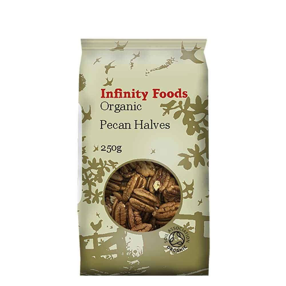 Organic Pecans - halves Infinity Foods 250g Organic Pecans - halves Infinity Foods 250g