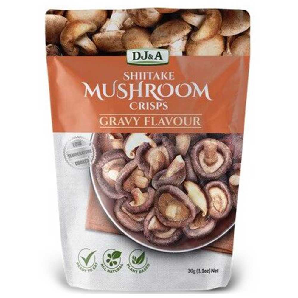Shiitake Mushroom Crisps Gravy Flavour DJ&A 30g