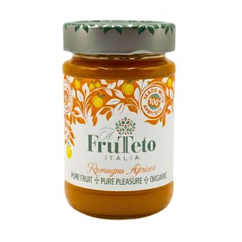 Organic Romagna Apricot 100% fruit spread FruTeto Italia 6x215g