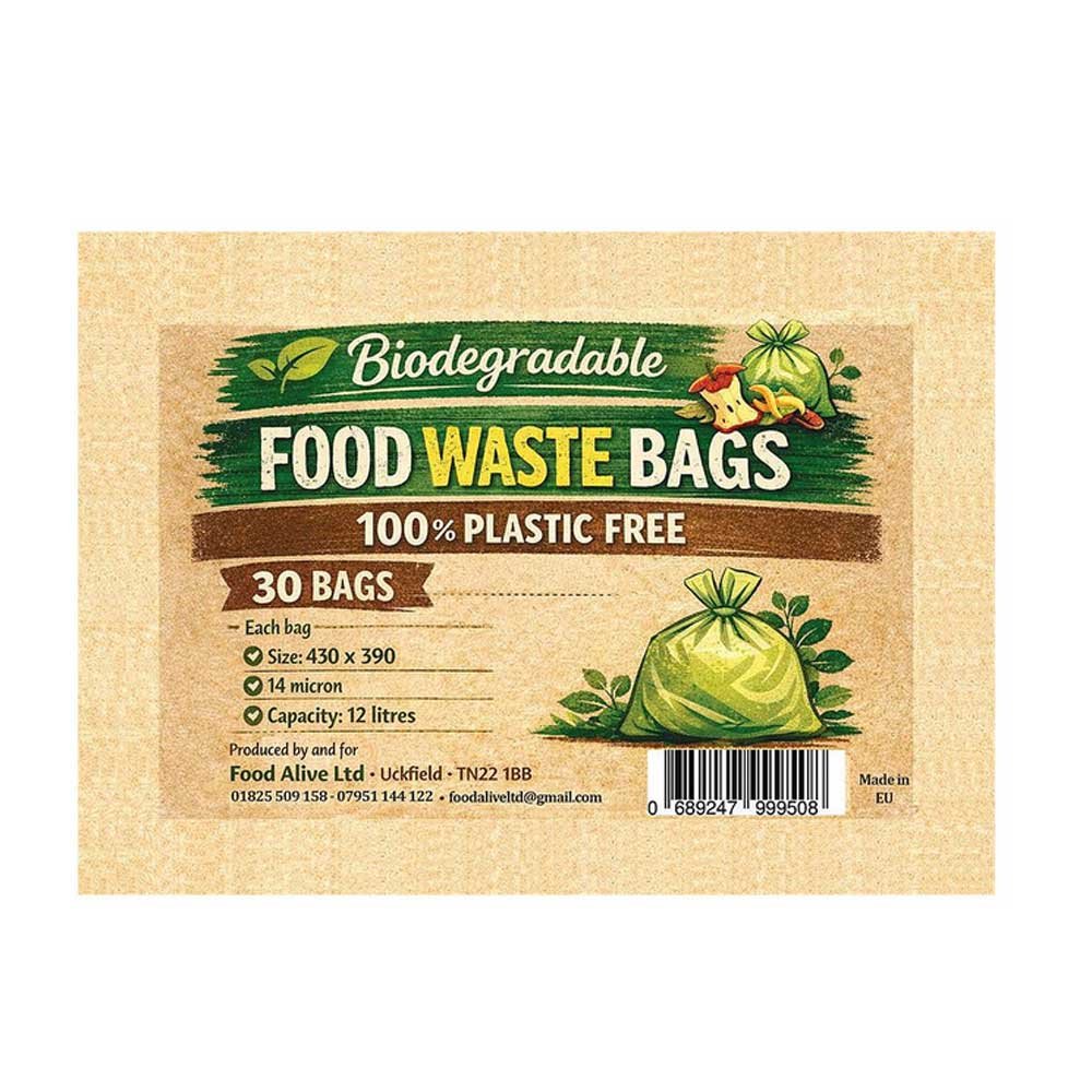 Biodegradable Food Waste Bag 12L Food Alive 24x30bags