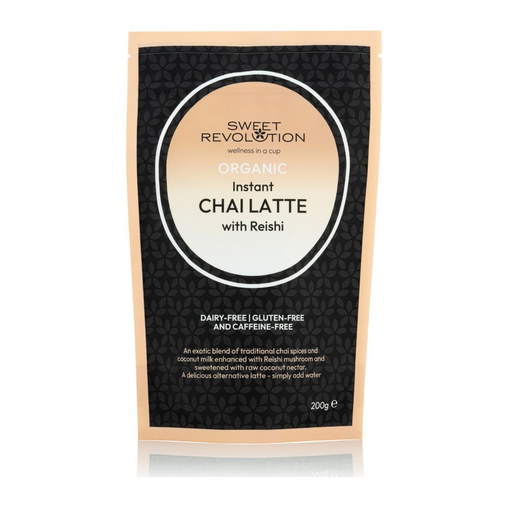 Organic Reishi Chai Latte - Instant Sweet Revolution 5x200g Organic Reishi Chai Latte - Instant Sweet Revolution 5x200g