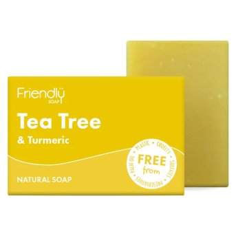 Tea Tree & Turmeric Soap Friendly Soap 6x95g Tea Tree & Turmeric Soap Friendly Soap 6x95g