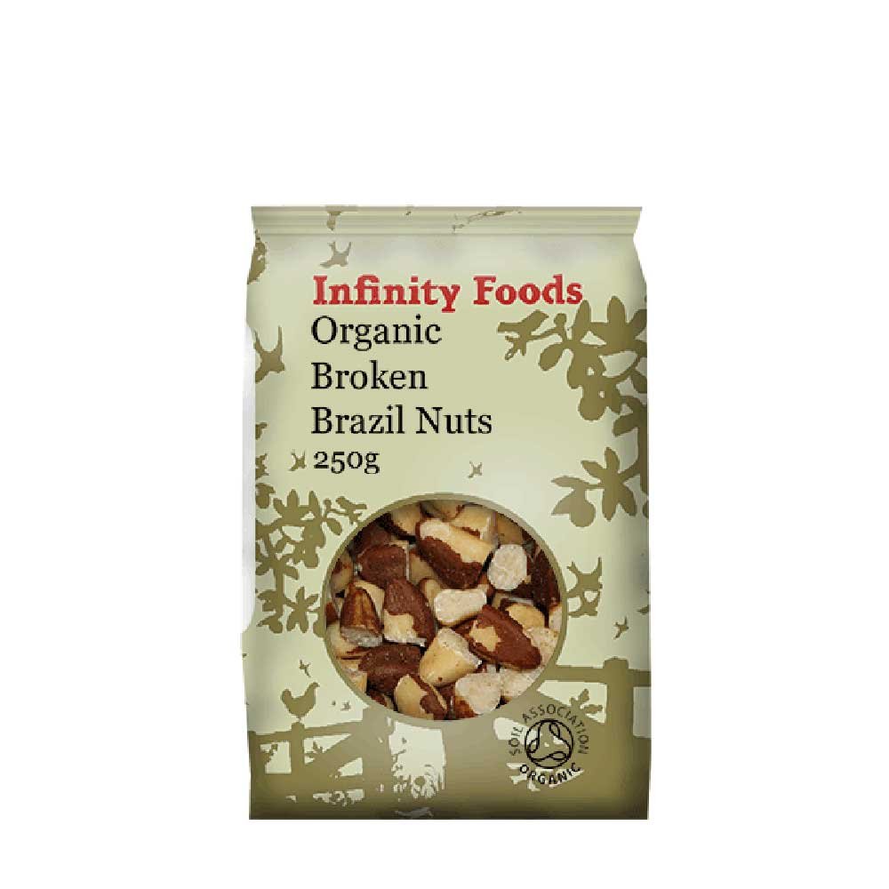 Organic Brazil Nuts - Broken Pieces Infinity Foods 250g Organic Brazil Nuts - Broken Pieces Infinity Foods 250g
