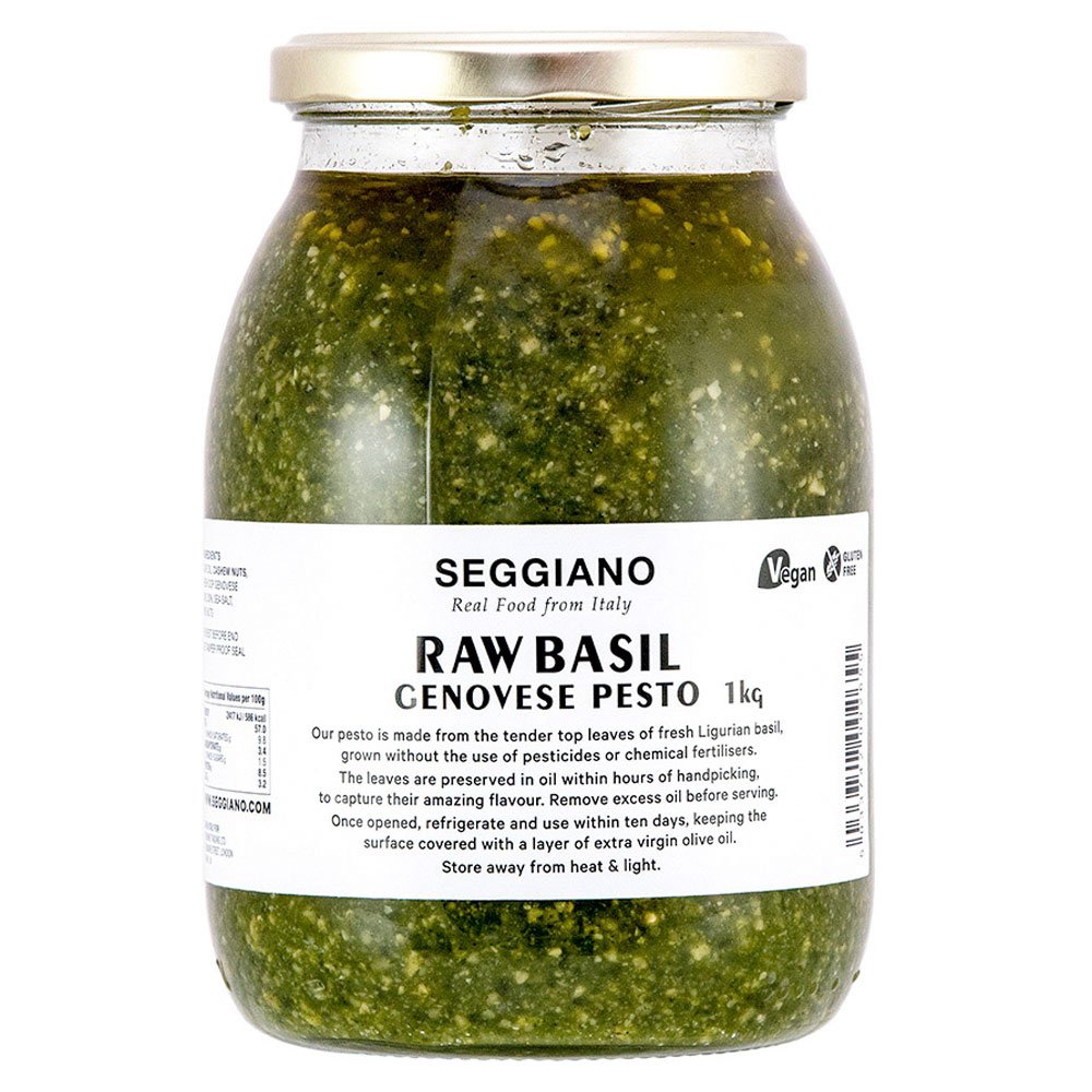 Raw Basil Pesto Genovese Seggiano 1000g
