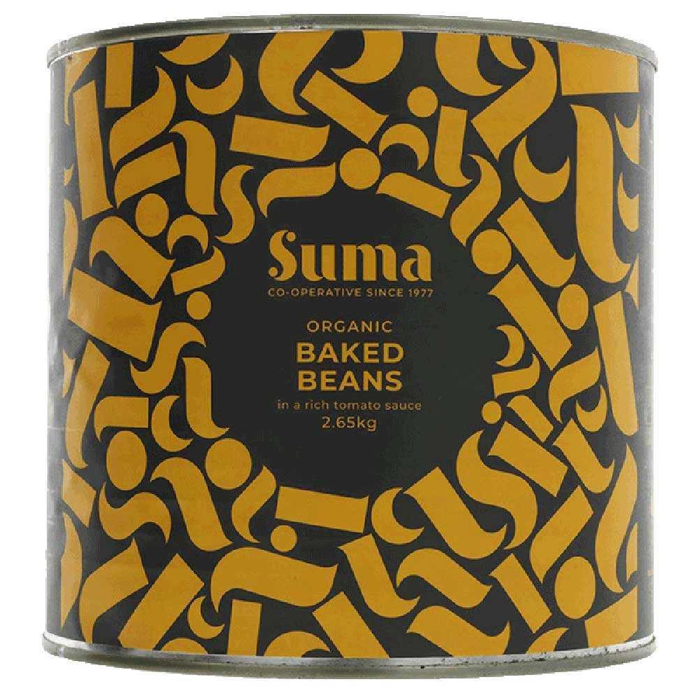 Organic Baked Beans - catering size Suma 2.65kg