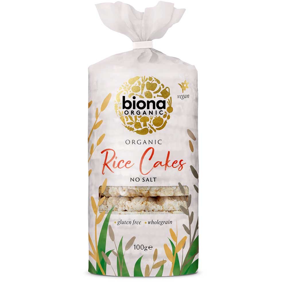 Organic Ricecakes no salt Biona 100g Organic Ricecakes no salt Biona 100g