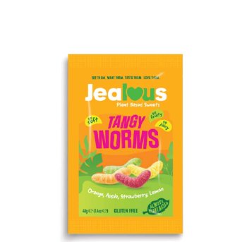 Tangy Worms - impulse bag Jealous Sweets 40g Tangy Worms - impulse bag Jealous Sweets 40g